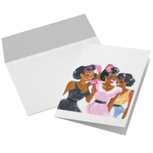 Load image into Gallery viewer, Trio of Joyful Sisters - Blank Inside